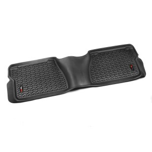 Toyota Tundra Floor Liners - Rear - Rugged Ridge - All Terrain - Black - `12-`19